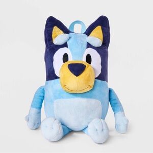 Kids' Bluey Plush Backpack - Blue